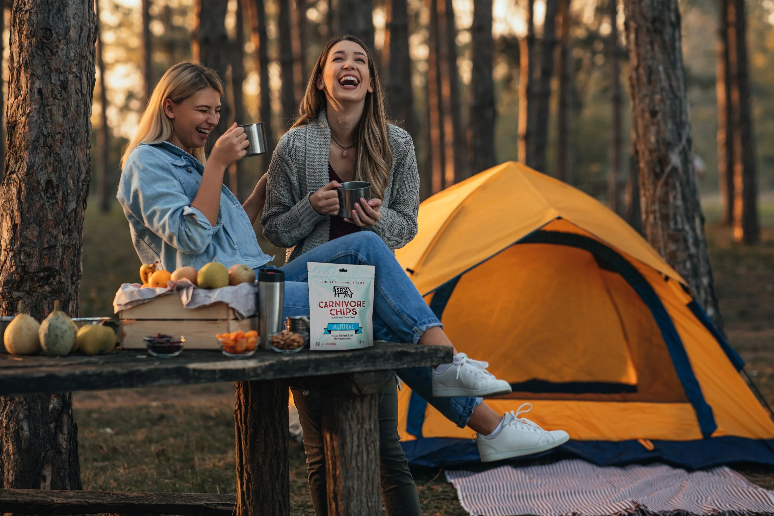 Girls' camp with SECA Carnivore Chips