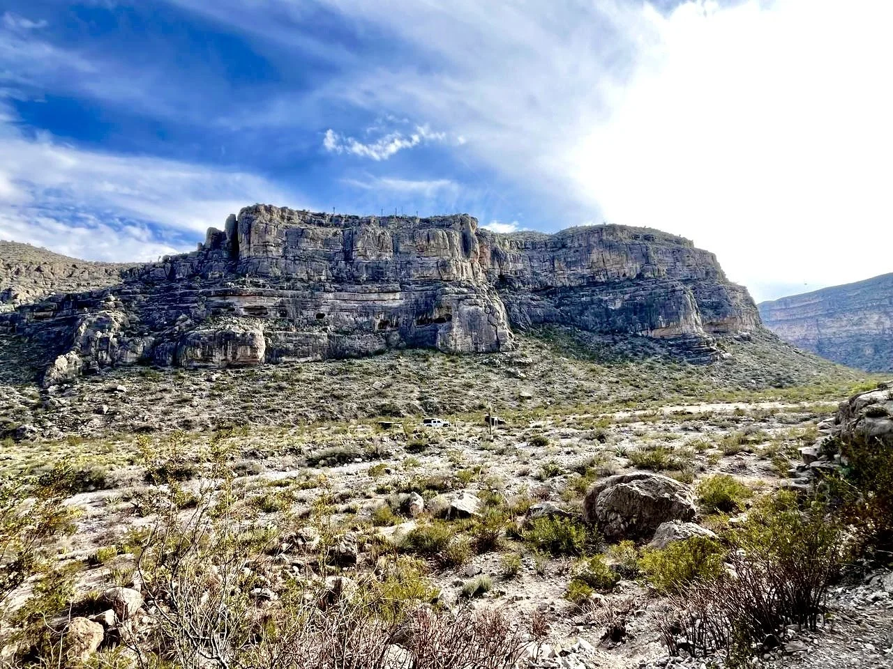 Overlanding by a canyon with SECA Carnivore Chips